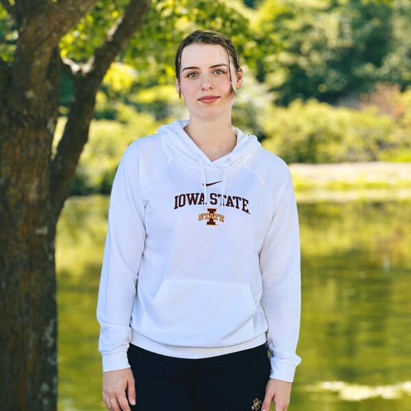 Nike® Women's Iowa State White Hoodie